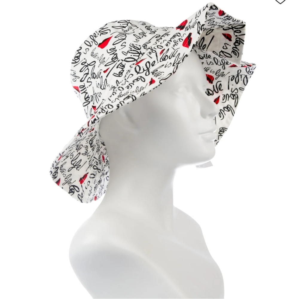 Diane Von Furstenberg "Love is Life" Bucket Hat.